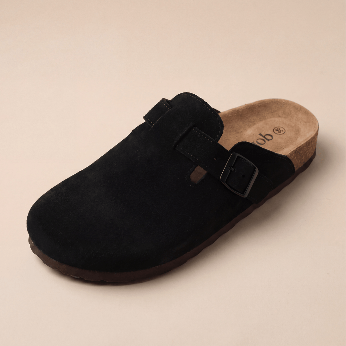 Genuine Suede Clogs by Qomfrt